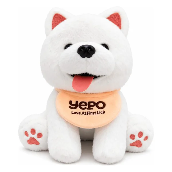 Chó Samoyed bông đeo yếm Yepo