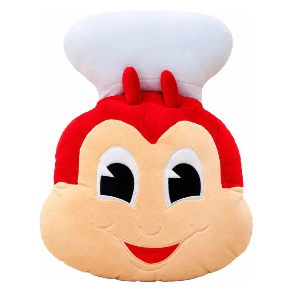 Gối mặt mascot Jollibee