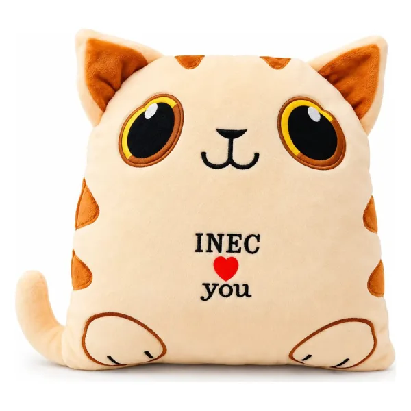 Gối mèo in chữ INEC