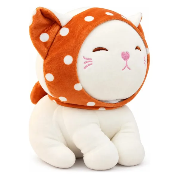 Mèo đội mũ chấm bi