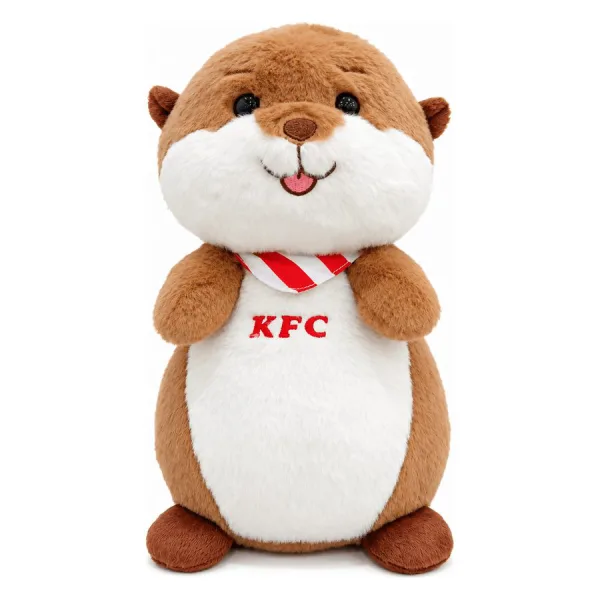 Rái cá bông in logo KFC